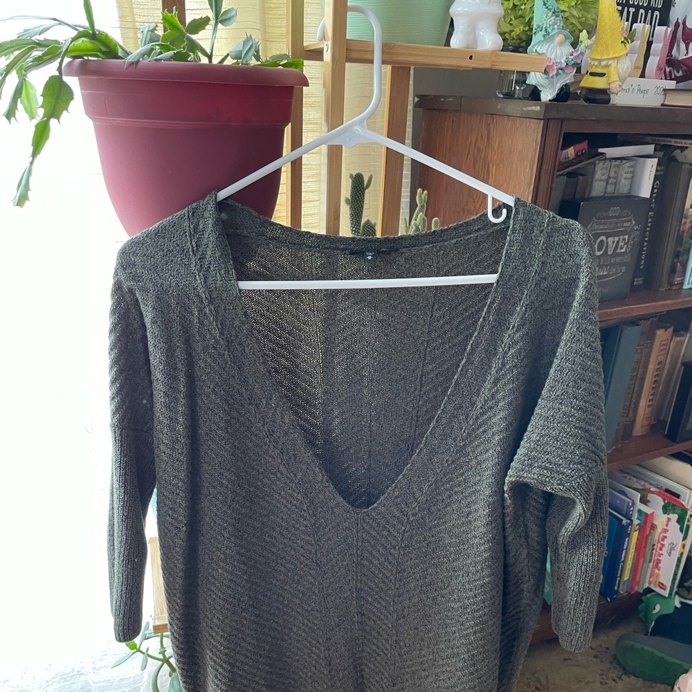 EXPRESS olive green sweater
